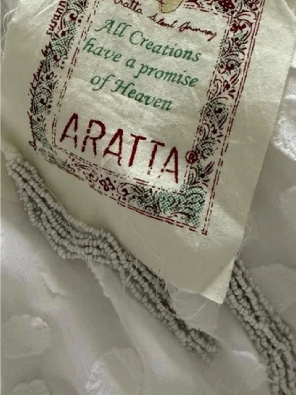 ARATTA Women’s White Embroidered detailed Top